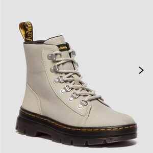 Dr. Martens Combs Poly Cordura Stone Green Women’s size 8 NEW!!!